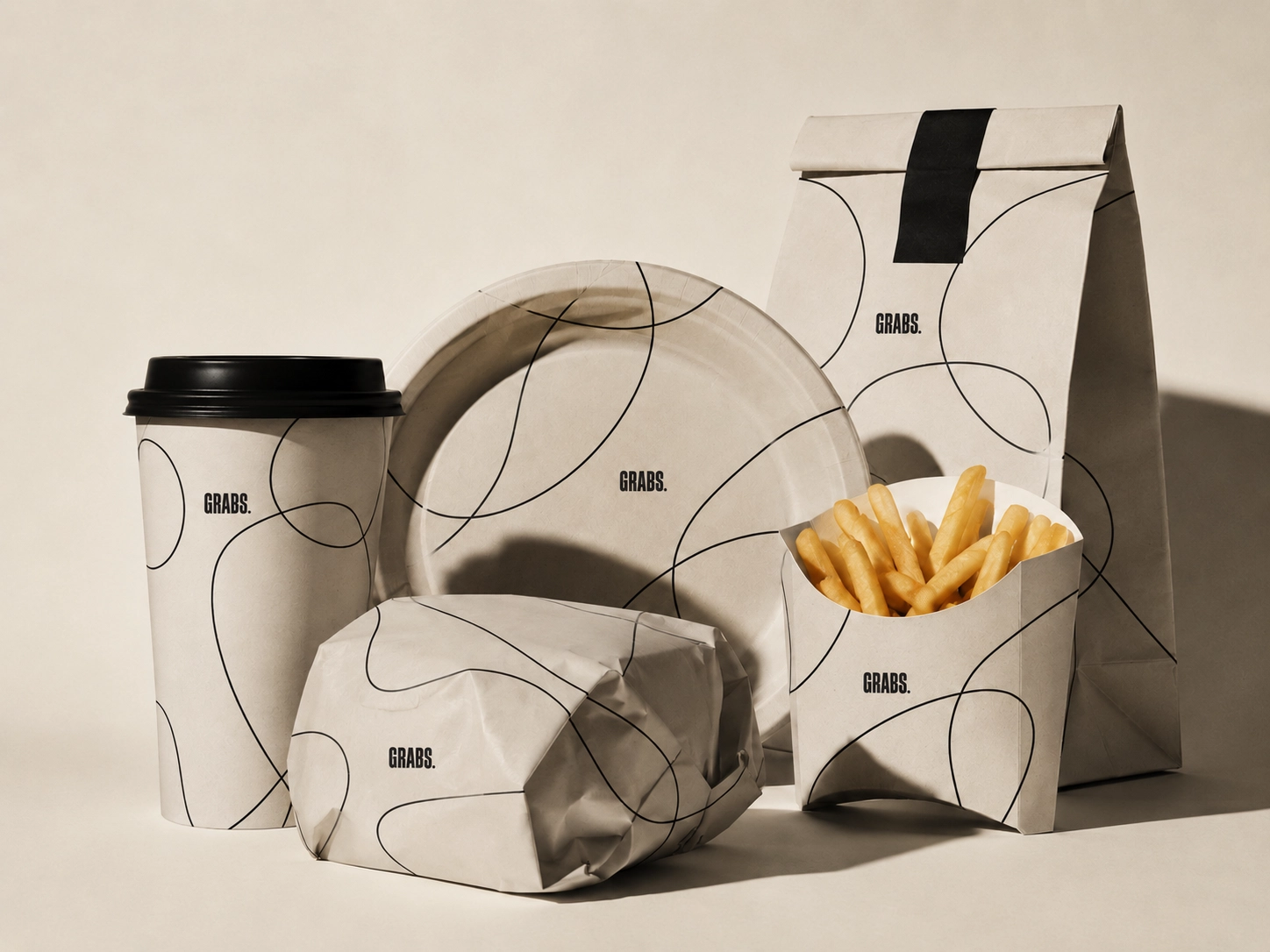 GRABS. packaging visual